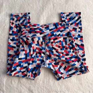 LULULEMON ATHLETICA Women Capoeira Multi Wunder 3/4 Pant Hi-Rise Small‎  Capri